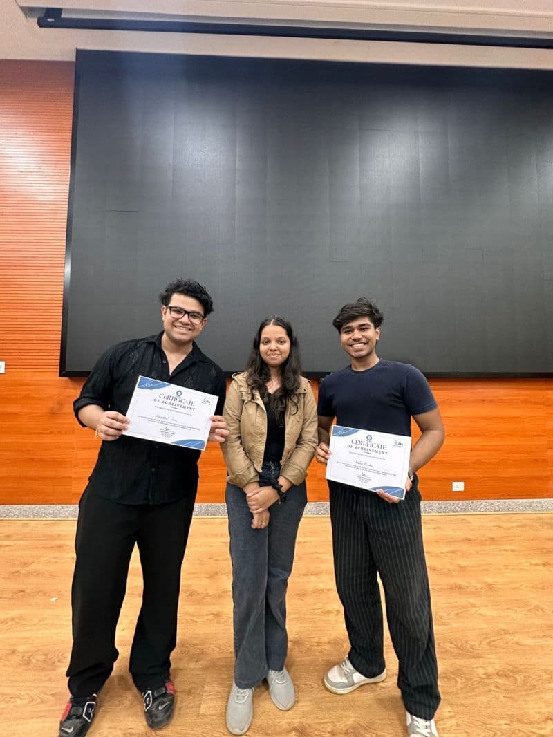 Students Win 1st Prize at NSUT IEEE Hackathon cover image